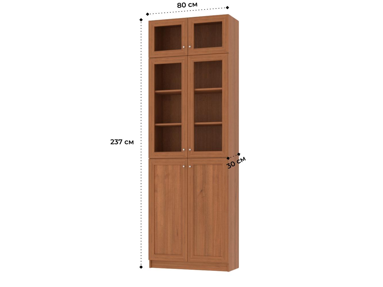 Изображение товара Книжный шкаф Билли 36 walnut guarneri ИКЕА (IKEA), 80x30x237 см на сайте adeta.ru