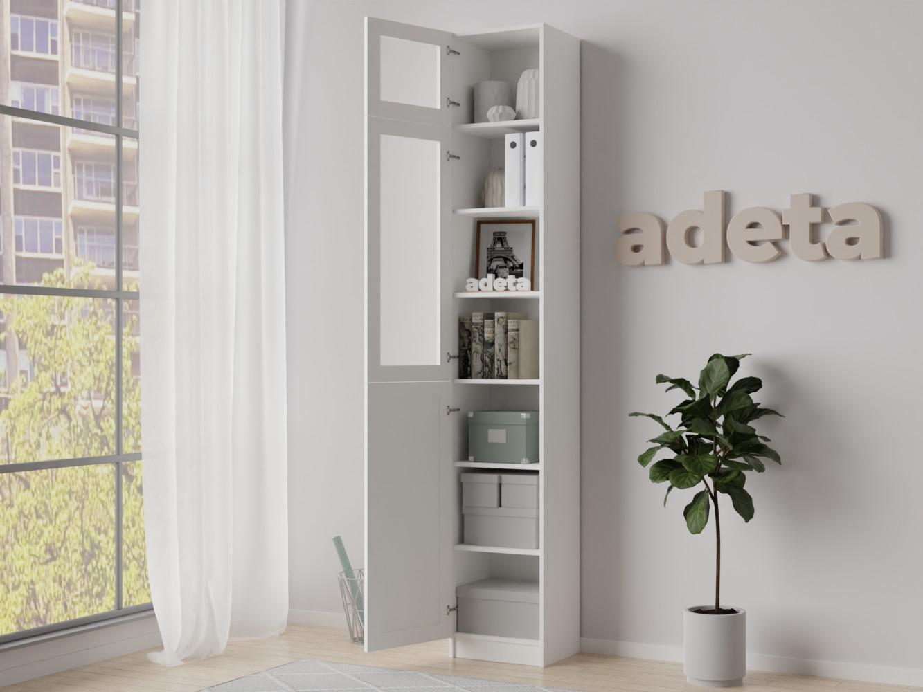 Изображение товара Книжный шкаф Билли 40 white ИКЕА (IKEA), 40x30x237 см на сайте adeta.ru