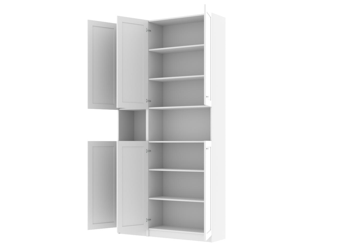 Изображение товара Книжный шкаф Билли 72 white ИКЕА (IKEA), 120x30x237 см на сайте adeta.ru