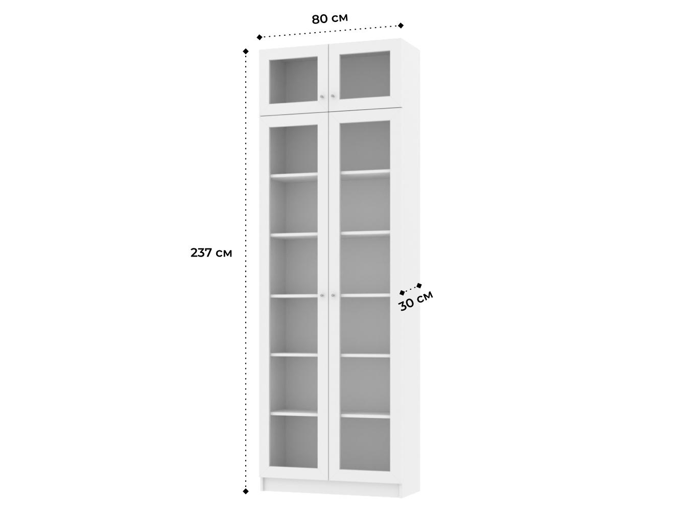 Изображение товара Книжный шкаф Билли 69 white ИКЕА (IKEA), 80x30x237 см на сайте adeta.ru