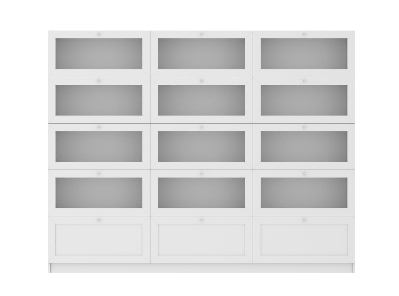 Изображение товара Книжный шкаф Билли 57 white ИКЕА (IKEA), 240x30x190 см на сайте adeta.ru