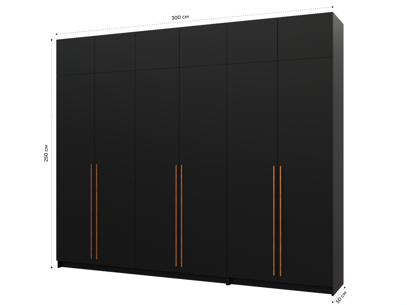 Распашной шкаф Пакс Фардал 101 black ИКЕА (IKEA) изображение товара