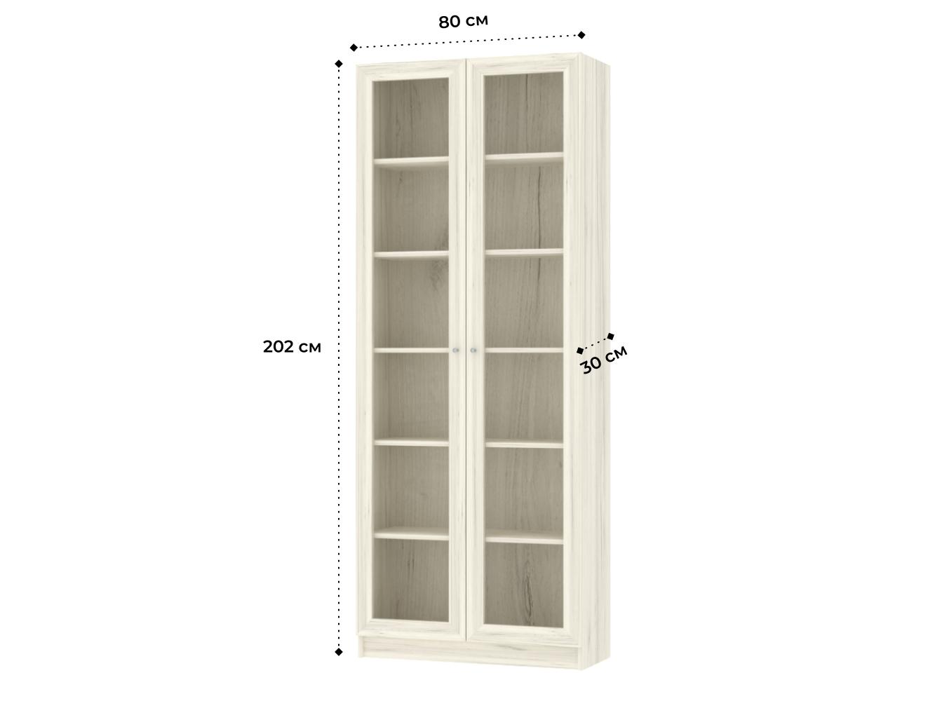 Изображение товара Книжный шкаф Билли 20 oak white craft ИКЕА (IKEA), 80x30x202 см на сайте adeta.ru