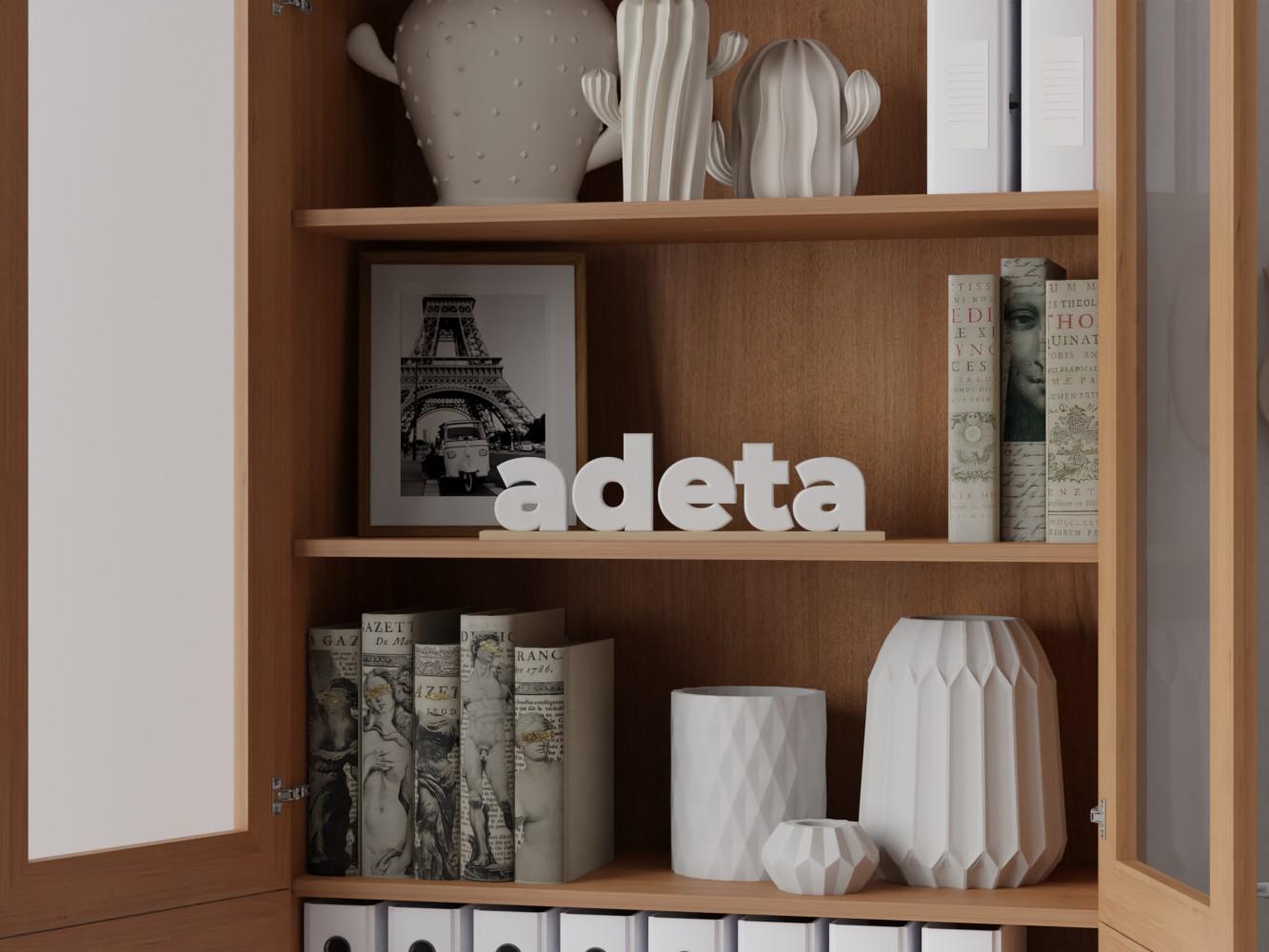Изображение товара Книжный шкаф Билли 18 walnut guarneri ИКЕА (IKEA), 80x30x202 см на сайте adeta.ru