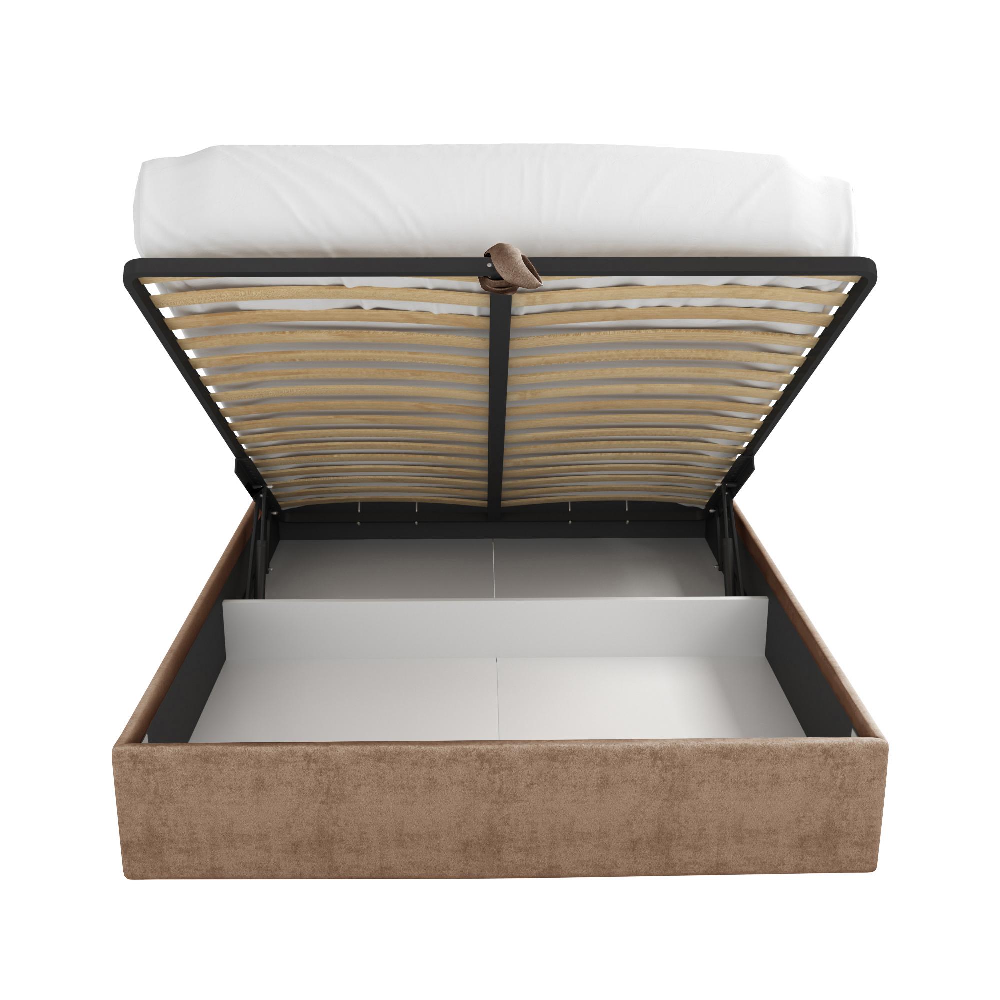 Кровать Навис коричневая 160х200 изображение товара