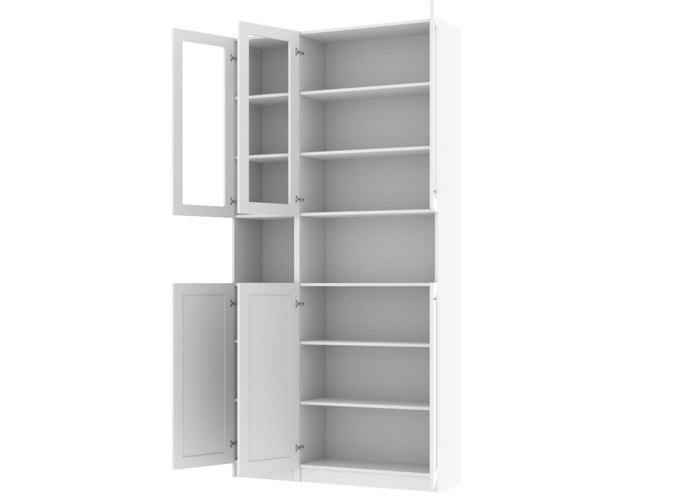 Изображение товара Книжный шкаф Билли 44 white ИКЕА (IKEA), 120x30x237 см на сайте adeta.ru