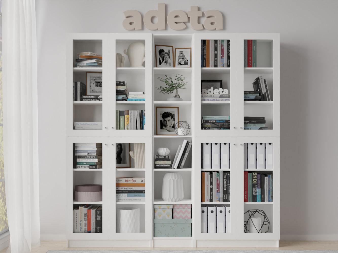 Изображение товара Книжный шкаф Билли 30 white ИКЕА (IKEA), 200x30x202 см на сайте adeta.ru