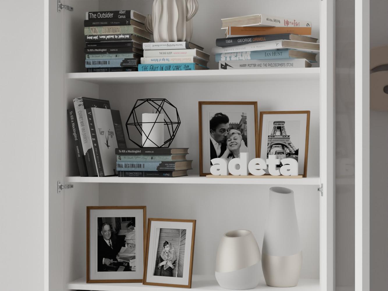 Изображение товара Книжный шкаф Билли 39 white ИКЕА (IKEA), 80x30x202 см на сайте adeta.ru
