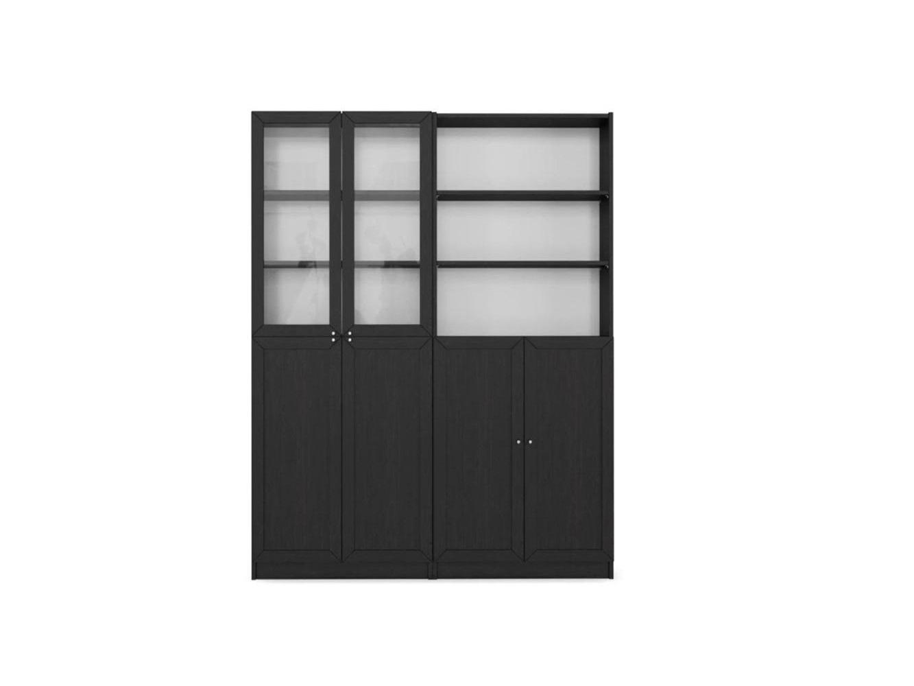 Изображение товара Книжный шкаф Билли 33 brown ИКЕА (IKEA), 160x30x202 см на сайте adeta.ru