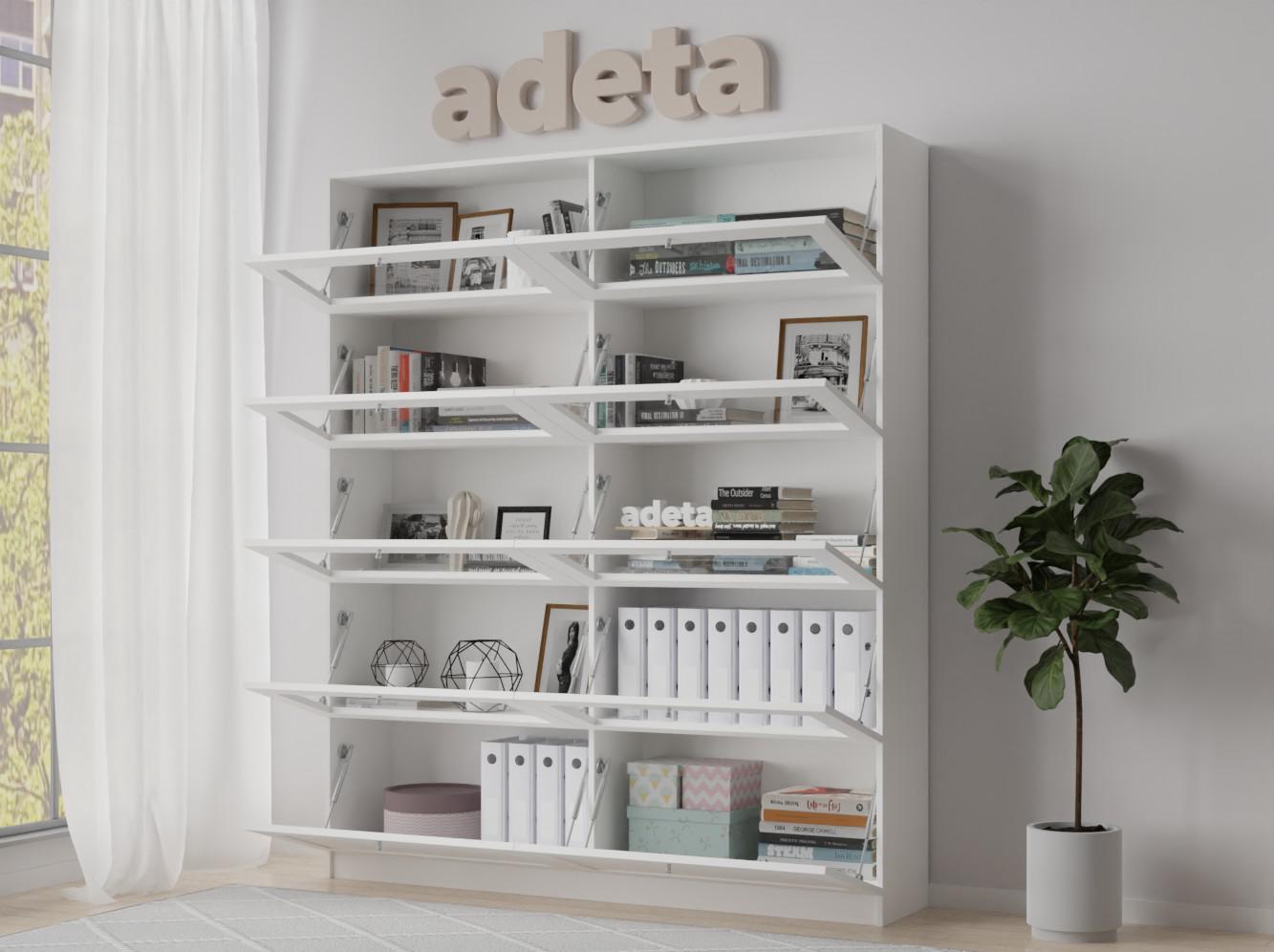 Изображение товара Книжный шкаф Билли 60 white ИКЕА (IKEA), 160x30x190 см на сайте adeta.ru