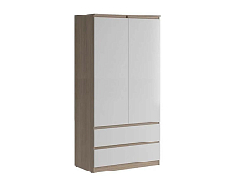 Изображение товара Распашной шкаф Мальм 313 oak white ИКЕА (IKEA) на сайте adeta.ru