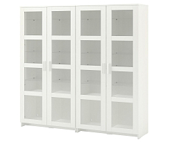 Изображение товара Книжный шкаф Бримнэс 13 white ИКЕА (IKEA) на сайте adeta.ru