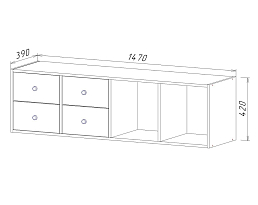 Изображение товара Подвесная тумба Билли 522 beige ИКЕА (IKEA) на сайте adeta.ru