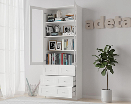 Изображение товара Книжный шкаф Билли 317 white ИКЕА (IKEA) на сайте adeta.ru