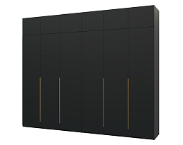 Изображение товара Распашной шкаф Пакс Альхейм 26 black (gold) ИКЕА (IKEA) на сайте adeta.ru