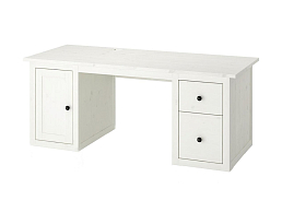 Изображение товара Письменный стол Хемнес 313 white ИКЕА (IKEA) на сайте adeta.ru