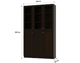 Изображение товара Книжный шкаф Билли 338 brown desire ИКЕА (IKEA) на сайте adeta.ru