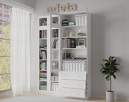 Изображение товара Книжный шкаф Билли 363 white ИКЕА (IKEA) на сайте adeta.ru