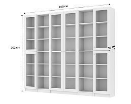 Изображение товара Книжный шкаф Билли 368 white ИКЕА (IKEA) на сайте adeta.ru