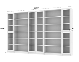 Изображение товара Книжный шкаф Билли 371 white ИКЕА (IKEA) на сайте adeta.ru