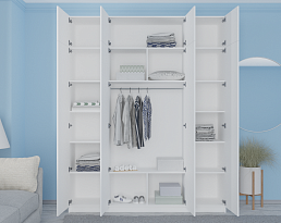 Изображение товара Распашной шкаф Пакс Фардал 130 white ИКЕА (IKEA) на сайте adeta.ru