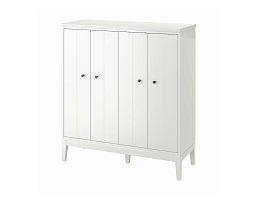 Изображение товара Распашной шкаф Иданас 16 white ИКЕА (IKEA) на сайте adeta.ru